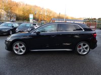 USED 2022 72 AUDI A3 Sportback 1.4 TFSIe 40 S line 5d Plug-in Hybrid S Tronic 13kWh 204 S/S 1 OWNER, FULL SERVICE HISTORY, SAT NAV , VIRTUAL COCKPIT (DIGITAL DASH), FULL BLACK LEATHER UPHOLSTERY, WIRELESS APPLE CARPLAY / ANDROID AUTO (SMART PHONE INTERFACE), REAR PARKING SENSORS, DAB RADIO, BLUETOOTH PHONE & MUSIC, 2x USB C PORTS, PRIVACY GLASS, S TRONIC AUTOMATIC, 18 INCH ALLOYS, POWER FOLDING MIRRORS, LEATHER TIPTRONIC MULTIFUNCTION STEERING WHEEL, CRUISE CONTROL & SPEED LIMITER, RAIN & LIGHT SENSORS, KEYLESS START, VOICE CONTROL, DRIVE SELECT, CLIMATE CONTROL, LANE DEPARTURE WARNING