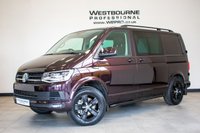 USED 2017 17 VOLKSWAGEN TRANSPORTER 2.0 BiTDI T32 BlueMotion Tech Kombi Van 4dr Diesel DSG 4Motion SWB Euro 6 (s/s) (204 ps) 4Motion, Blackberry, No VAT