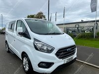 USED 2021 21 FORD TRANSIT CUSTOM 2.0 320 EcoBlue Limited Crew Van Double Cab 5dr Diesel Auto L1 H1 Euro 6 (s/s) (185 ps) 6 SEATS!!