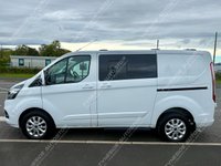 USED 2021 21 FORD TRANSIT CUSTOM 2.0 320 EcoBlue Limited Crew Van Double Cab 5dr Diesel Auto L1 H1 Euro 6 (s/s) (185 ps) 6 SEATS!!