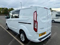 USED 2021 21 FORD TRANSIT CUSTOM 2.0 320 EcoBlue Limited Crew Van Double Cab 5dr Diesel Auto L1 H1 Euro 6 (s/s) (185 ps) 6 SEATS!!