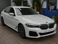 USED 2022 72 BMW 5 SERIES 2.0 520d MHT M Sport Saloon 4dr Diesel Hybrid Steptronic Euro 6 (s/s) (190 ps) SAT NAV LEATHER HEATED SEATS CRUISE CONTROL REAR VIEW CAMERA PARKING SENSORS 1 OWNER EXCELLENT SERVICE HISTORY WARRANTY