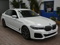 USED 2022 72 BMW 5 SERIES 2.0 520d MHT M Sport Saloon 4dr Diesel Hybrid Steptronic Euro 6 (s/s) (190 ps) SAT NAV LEATHER HEATED SEATS CRUISE CONTROL REAR VIEW CAMERA PARKING SENSORS 1 OWNER EXCELLENT SERVICE HISTORY WARRANTY