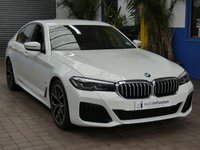 USED 2022 72 BMW 5 SERIES 2.0 520d MHT M Sport Saloon 4dr Diesel Hybrid Steptronic Euro 6 (s/s) (190 ps) SAT NAV LEATHER HEATED SEATS CRUISE CONTROL REAR VIEW CAMERA PARKING SENSORS 1 OWNER EXCELLENT SERVICE HISTORY WARRANTY
