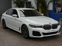 USED 2022 72 BMW 5 SERIES 2.0 520d MHT M Sport Saloon 4dr Diesel Hybrid Steptronic Euro 6 (s/s) (190 ps) SAT NAV LEATHER HEATED SEATS CRUISE CONTROL REAR VIEW CAMERA PARKING SENSORS 1 OWNER EXCELLENT SERVICE HISTORY WARRANTY