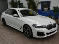 USED 2022 72 BMW 5 SERIES 2.0 520d MHT M Sport Saloon 4dr Diesel Hybrid Steptronic Euro 6 (s/s) (190 ps) SAT NAV LEATHER HEATED SEATS CRUISE CONTROL REAR VIEW CAMERA PARKING SENSORS 1 OWNER EXCELLENT SERVICE HISTORY WARRANTY