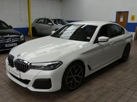 USED 2022 72 BMW 5 SERIES 2.0 520d MHT M Sport Saloon 4dr Diesel Hybrid Steptronic Euro 6 (s/s) (190 ps) SAT NAV LEATHER HEATED SEATS CRUISE CONTROL REAR VIEW CAMERA PARKING SENSORS 1 OWNER EXCELLENT SERVICE HISTORY WARRANTY