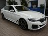 USED 2022 72 BMW 5 SERIES 2.0 520d MHT M Sport Saloon 4dr Diesel Hybrid Steptronic Euro 6 (s/s) (190 ps) SAT NAV LEATHER HEATED SEATS CRUISE CONTROL REAR VIEW CAMERA PARKING SENSORS 1 OWNER EXCELLENT SERVICE HISTORY WARRANTY