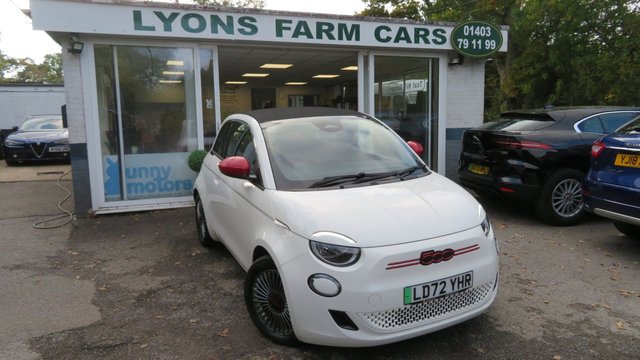 2022 72 Fiat 500e C 42kWh RED Convertible 2dr Electric Automatc (118 ps)