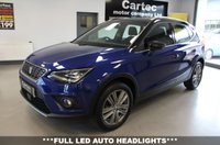 USED 2019 19 SEAT ARONA 1.0 TSI GPF XCELLENCE SUV 5dr Petrol Manual Euro 6 (s/s) (115 ps) ***ONE OWNER & FULL SERVICE HISTORY***SATNAV APPLE CAR PLAY & ANDROID AUTO***ADAPTIVE CRUISE CONTROL***FULL LED AUTO HEADLIGHTS***BLUETOOTH & DAB RADIO***CLIMATE CONTROL & REAR PARKING SENSORS***