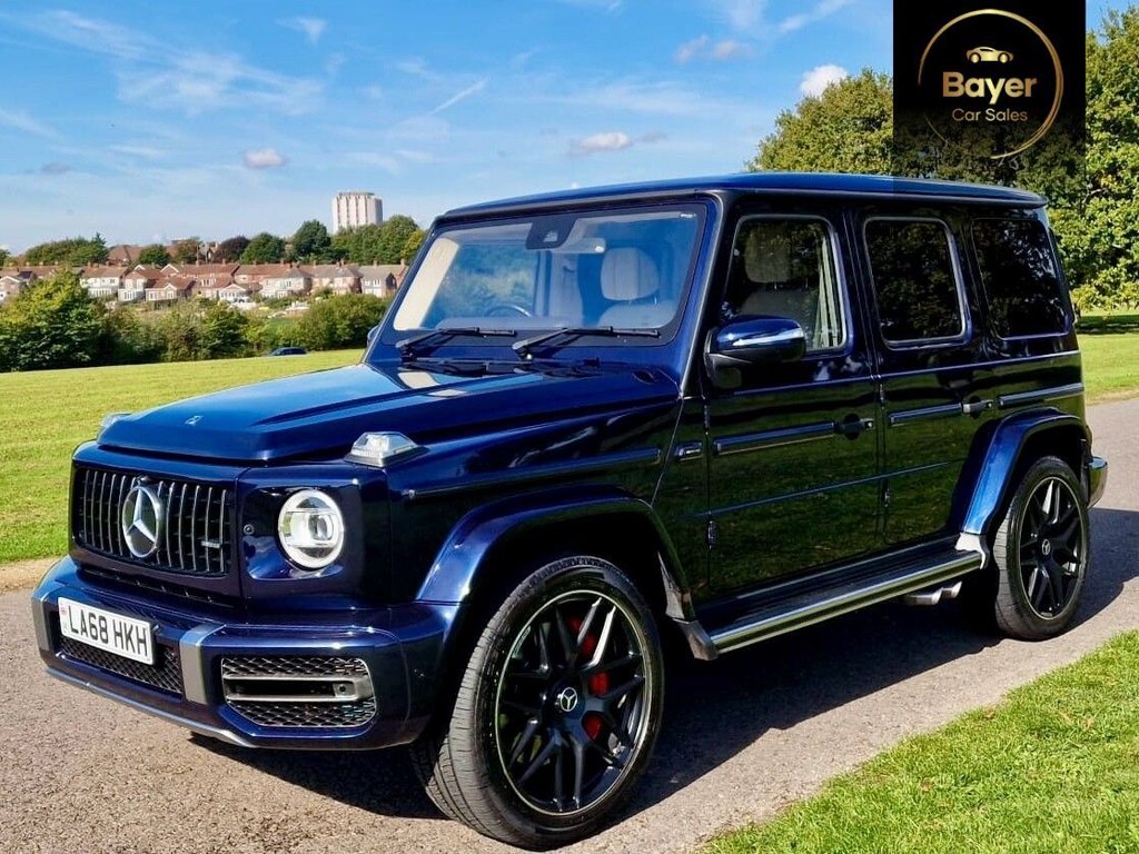 USED 2019 68 MERCEDES-BENZ G-CLASS 4.0 G63 V8 BiTurbo AMG SUV 5dr Petrol SpdS+9GT 4MATIC Euro 6 (s/s) (585 ps) FINANCE AVAILABLE
