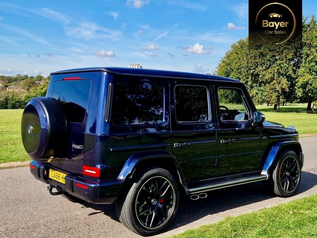USED 2019 68 MERCEDES-BENZ G-CLASS 4.0 G63 V8 BiTurbo AMG SUV 5dr Petrol SpdS+9GT 4MATIC Euro 6 (s/s) (585 ps) FINANCE AVAILABLE