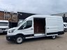 USED 2022 72 FORD TRANSIT 2.0 TDCI T350 LEADER ECOBLUE L4 H3 XLWB JUMBO H/ROOF RWD 130BHP. 97K MILES. FINANCE. PX 1 OWNER EURO 6 ULEZ. L4 XLWB. FACELIFT. FINANCE. PX.