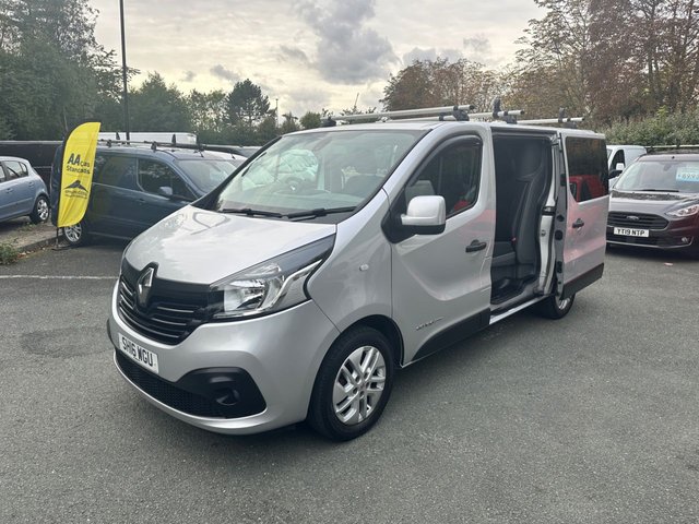 2016 16 Renault Trafic 1.6 dCi ENERGY 27 Sport Crew Van Double Cab 5dr Diesel Manual SWB Euro 5 (s/s) (120 ps)