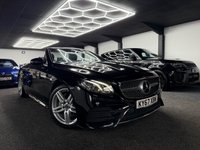 USED 2018 67 MERCEDES-BENZ E-CLASS 2.0 E220d AMG Line Cabriolet 2dr Diesel G-Tronic+ Euro 6 (s/s) (194 ps) AMBIENT LIGHTING + 19" ALLOYS