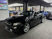 USED 2018 67 MERCEDES-BENZ E-CLASS 2.0 E220d AMG Line Cabriolet 2dr Diesel G-Tronic+ Euro 6 (s/s) (194 ps) AMBIENT LIGHTING + 19" ALLOYS