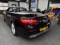 USED 2018 67 MERCEDES-BENZ E-CLASS 2.0 E220d AMG Line Cabriolet 2dr Diesel G-Tronic+ Euro 6 (s/s) (194 ps) AMBIENT LIGHTING + 19" ALLOYS