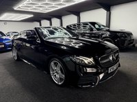 USED 2018 67 MERCEDES-BENZ E-CLASS 2.0 E220d AMG Line Cabriolet 2dr Diesel G-Tronic+ Euro 6 (s/s) (194 ps) AMBIENT LIGHTING + 19" ALLOYS
