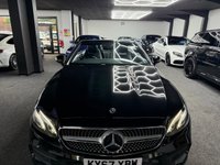 USED 2018 67 MERCEDES-BENZ E-CLASS 2.0 E220d AMG Line Cabriolet 2dr Diesel G-Tronic+ Euro 6 (s/s) (194 ps) AMBIENT LIGHTING + 19" ALLOYS