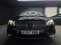 USED 2018 67 MERCEDES-BENZ E-CLASS 2.0 E220d AMG Line Cabriolet 2dr Diesel G-Tronic+ Euro 6 (s/s) (194 ps) AMBIENT LIGHTING + 19" ALLOYS
