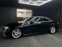 USED 2018 67 MERCEDES-BENZ E-CLASS 2.0 E220d AMG Line Cabriolet 2dr Diesel G-Tronic+ Euro 6 (s/s) (194 ps) AMBIENT LIGHTING + 19" ALLOYS