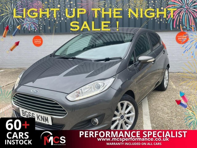 2016 66 FORD FIESTA 1.0T EcoBoost Titanium Hatchback 5dr Petrol Manual Euro 6 (s/s) (100 ps) LIGHT UP THE NIGHT SALE !!