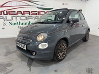 USED 2019 FIAT 500C 1.2 Collezione Convertible 2dr Petrol Manual Euro 6 (s/s) (69 bhp) 2 keys, rear parking sensors, A/C