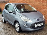 USED 2015 15 FORD KA 1.2 Zetec Hatchback 3dr Petrol Manual Euro 5 (s/s) (69 ps) 