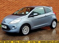 USED 2015 15 FORD KA 1.2 Zetec Hatchback 3dr Petrol Manual Euro 5 (s/s) (69 ps) 