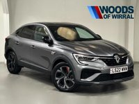 USED 2022 22 RENAULT ARKANA 1.6 E-TECH r.s. line SUV 5dr Petrol Hybrid Auto 2WD Euro 6 (s/s) (145 bhp) HEATED LEATHER+SATNAV+PARK+DAB