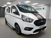 USED 2021 71 FORD TRANSIT CUSTOM 320 2.0 EBL 185 BHP SWB SPORT 5 SEATER CREWCAB ( NO VAT ) SAT NAV | 5 SEATS | 6 DOORS | NO VAT !