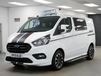 USED 2021 71 FORD TRANSIT CUSTOM 320 2.0 EBL 185 BHP SWB SPORT 5 SEATER CREWCAB ( NO VAT ) SAT NAV | 5 SEATS | 6 DOORS | NO VAT !