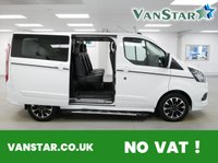 USED 2021 71 FORD TRANSIT CUSTOM 320 2.0 EBL 185 BHP SWB SPORT 5 SEATER CREWCAB ( NO VAT ) SAT NAV | 5 SEATS | 6 DOORS | NO VAT !