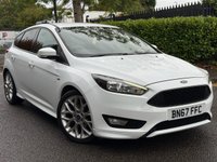 USED 2017 67 FORD FOCUS 1.0T EcoBoost ST-Line Hatchback 5dr Petrol Manual Euro 6 (s/s) (125 ps) STUNNING+ULEZ+FSH+NAV+ST LINE