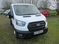 USED 2026 26 FORD TRANSIT 350 MWB 26 Ford Transit 350 One Stop Shop Tipper DRW 130 BHP, Rear park camera AIR CON Digital Rear view camera AIR CON