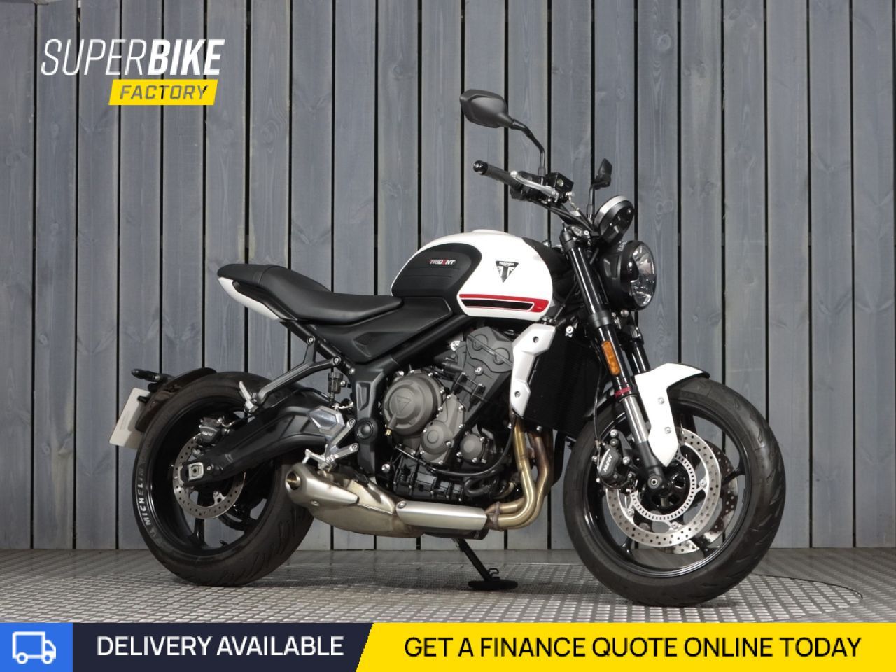 2022 TRIUMPH TRIDENT 660 WHITE with 3435 miles Used Motorbikes