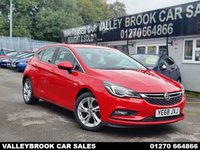 USED 2019 68 VAUXHALL ASTRA 1.0i Turbo ecoTEC SRi Nav Hatchback 5dr Petrol Manual Euro 6 (s/s) (105 ps) 