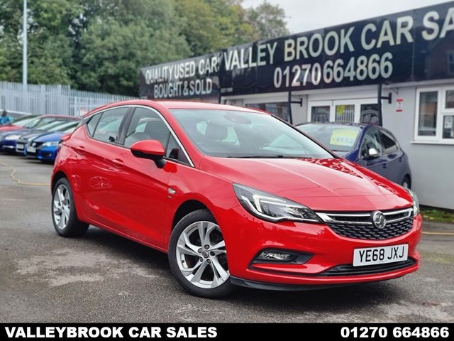 2019 VAUXHALL ASTRA 1.0i Turbo ecoTEC SRi Nav Hatchback 5dr Petrol Manual Euro 6 (s/s) (105 ps)
