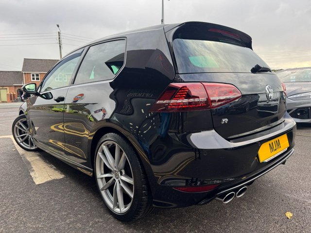 2015 VOLKSWAGEN GOLF 2015 2.0 TSI BlueMotion Tech R Hatchback 3dr Petrol Manual 4Motion Euro 6 (s/s) (300 ps) * HUGE SPEC LIST * 18 PRETORIA ALLOY WHEELS * RACE CLOTH SEATS * BLUE AMBIENT LIGHTING PACK * TINTED REAR GLASS * 2-ZONE CLIMATE CONTROL * DEEP BLACK * FRONT + REAR PARKING SENSORS * CARBON DECORATIVE INSERTS * BLUETOOTH * 6.5" DISPLAY * DAB * STUNNING THROUGHOUT * - Photo 2
