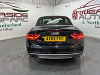 USED 2015 64 AUDI S5 3.0 TFSI V6 Cabriolet 2dr Petrol S Tronic quattro Euro 5 (s/s) (333 ps) 2 keys, FSH, reverse cam, leather