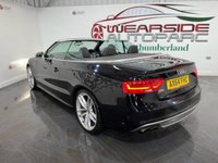 USED 2015 64 AUDI S5 3.0 TFSI V6 Cabriolet 2dr Petrol S Tronic quattro Euro 5 (s/s) (333 ps) 2 keys, FSH, reverse cam, leather