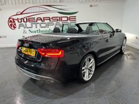 USED 2015 64 AUDI S5 3.0 TFSI V6 Cabriolet 2dr Petrol S Tronic quattro Euro 5 (s/s) (333 ps) 2 keys, FSH, reverse cam, leather