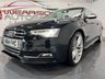 USED 2015 64 AUDI S5 3.0 TFSI V6 Cabriolet 2dr Petrol S Tronic quattro Euro 5 (s/s) (333 ps) 2 keys, FSH, reverse cam, leather