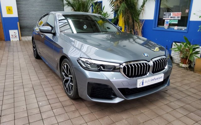 2021 21 BMW 5 Series 2.0 520d MHT M Sport Saloon 4dr Diesel Hybrid Steptronic Euro 6 (s/s) (190 ps)