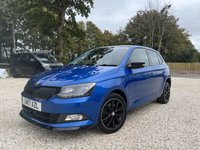 USED 2017 17 SKODA FABIA 1.0 TSI Monte Carlo Hatchback 5dr Petrol Manual Euro 6 (s/s) (110 ps) PANROOF RACE BLUE 2 KEYS FSH