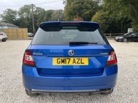 USED 2017 17 SKODA FABIA 1.0 TSI Monte Carlo Hatchback 5dr Petrol Manual Euro 6 (s/s) (110 ps) PANROOF RACE BLUE 2 KEYS FSH
