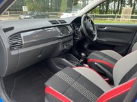 USED 2017 17 SKODA FABIA 1.0 TSI Monte Carlo Hatchback 5dr Petrol Manual Euro 6 (s/s) (110 ps) PANROOF RACE BLUE 2 KEYS FSH