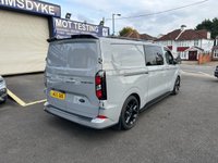 USED 2025 25 FORD TRANSIT CUSTOM 2.0 320 EcoBlue Limited Crew Van Double Cab 5dr Diesel Manual L2 H1 Euro 6 (s/s) (150 ps) 