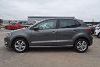 USED 2017 17 VOLKSWAGEN POLO 1.2 TSI BlueMotion Tech Match Edition Hatchback 5dr Petrol DSG Euro 6 (s/s) (90 ps) Front And Rear Parking Sensors - Cruise Control - App Connect