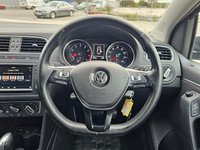 USED 2017 17 VOLKSWAGEN POLO 1.2 TSI BlueMotion Tech Match Edition Hatchback 5dr Petrol DSG Euro 6 (s/s) (90 ps) Front And Rear Parking Sensors - Cruise Control - App Connect